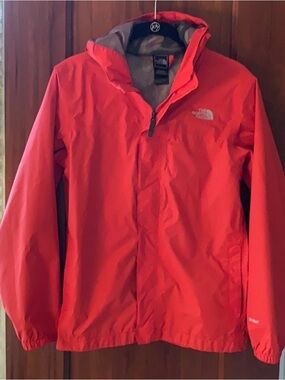 The North Face Red Waterproof Hooded Jacket Youth 14/16
